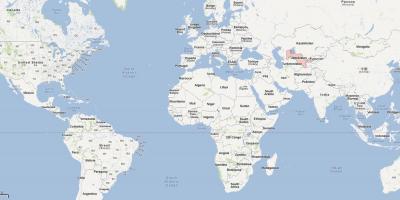 지도 우즈베키스탄 맵에 세계